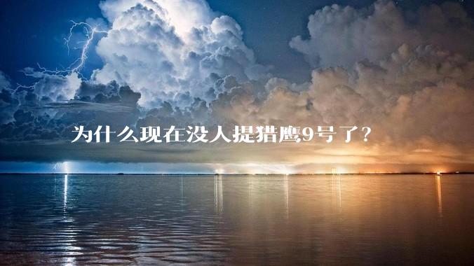 为什么现在没人提猎鹰9号了？