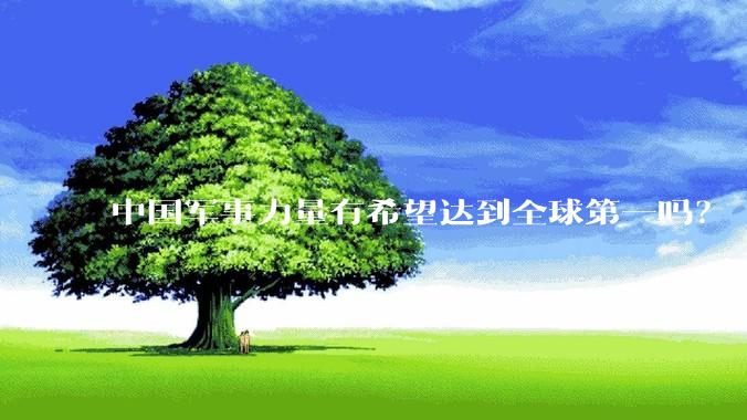 中国军事力量有希望达到全球第一吗？
